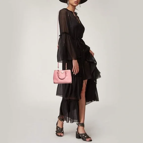 MSRP$4000 LIKE NEW Rare! Authenticated Prada GALLERIA Pink Mini/Small/MACRO Bag - Picture 4 of 16